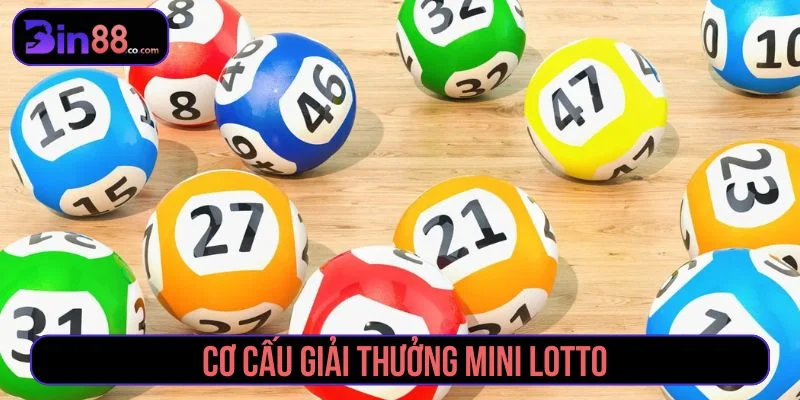 Mini Lotto – Cách chơi, xác suất trúng và mẹo thắng lớn Thông tin về cơ cấu giải thưởng